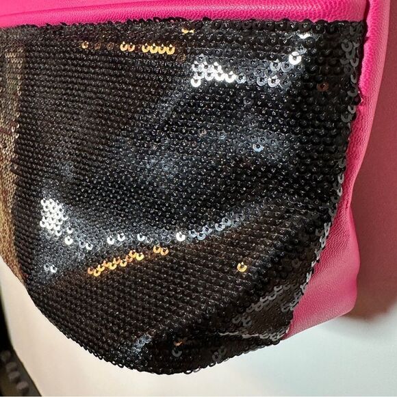 JUICY COUTURE® | Gold Badge TOTE | PINK/BLACK-Sequence | NEW - Picture 11 of 12
